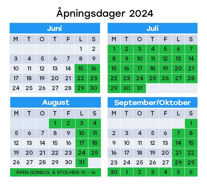Åpningsdager Hafjell Bike Park 2024