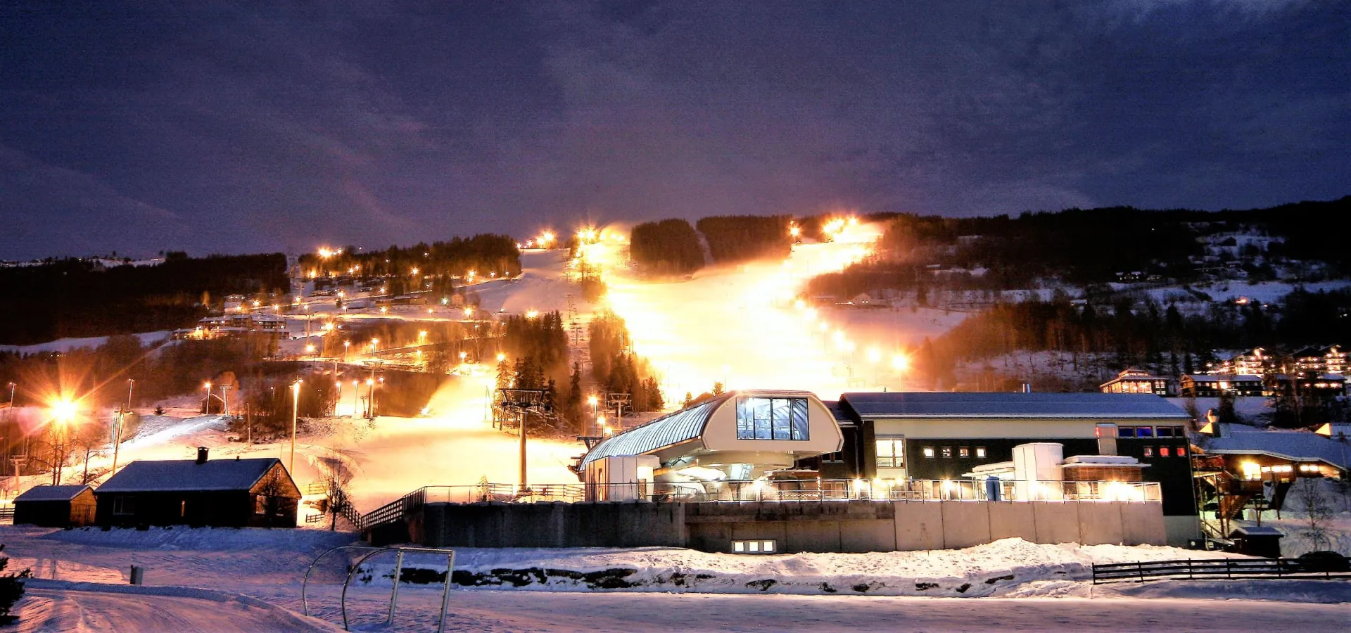 Kveldskjøring i Hafjell