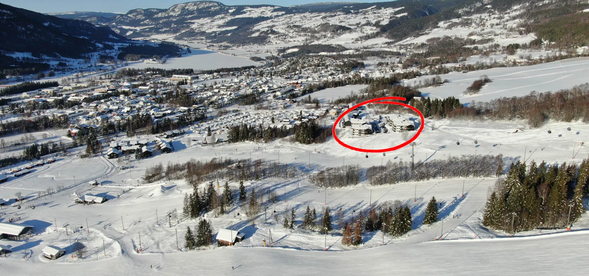 Solsiden panorama vinter