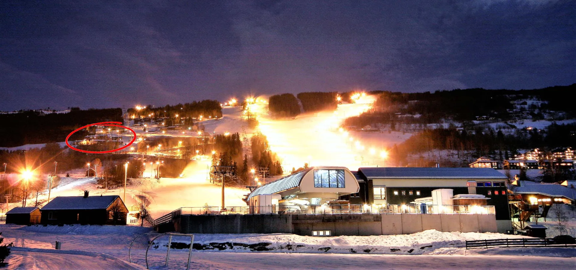 Kveldskjøring i Hafjell