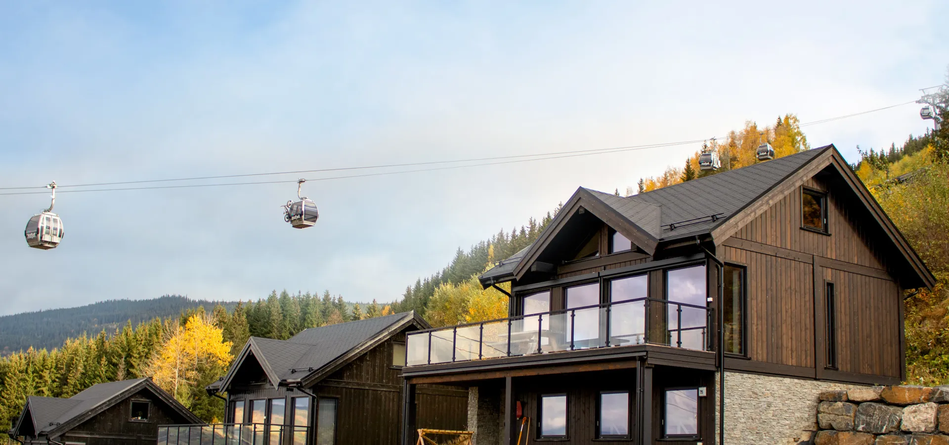 Høst på Hafjell Gard hyttene