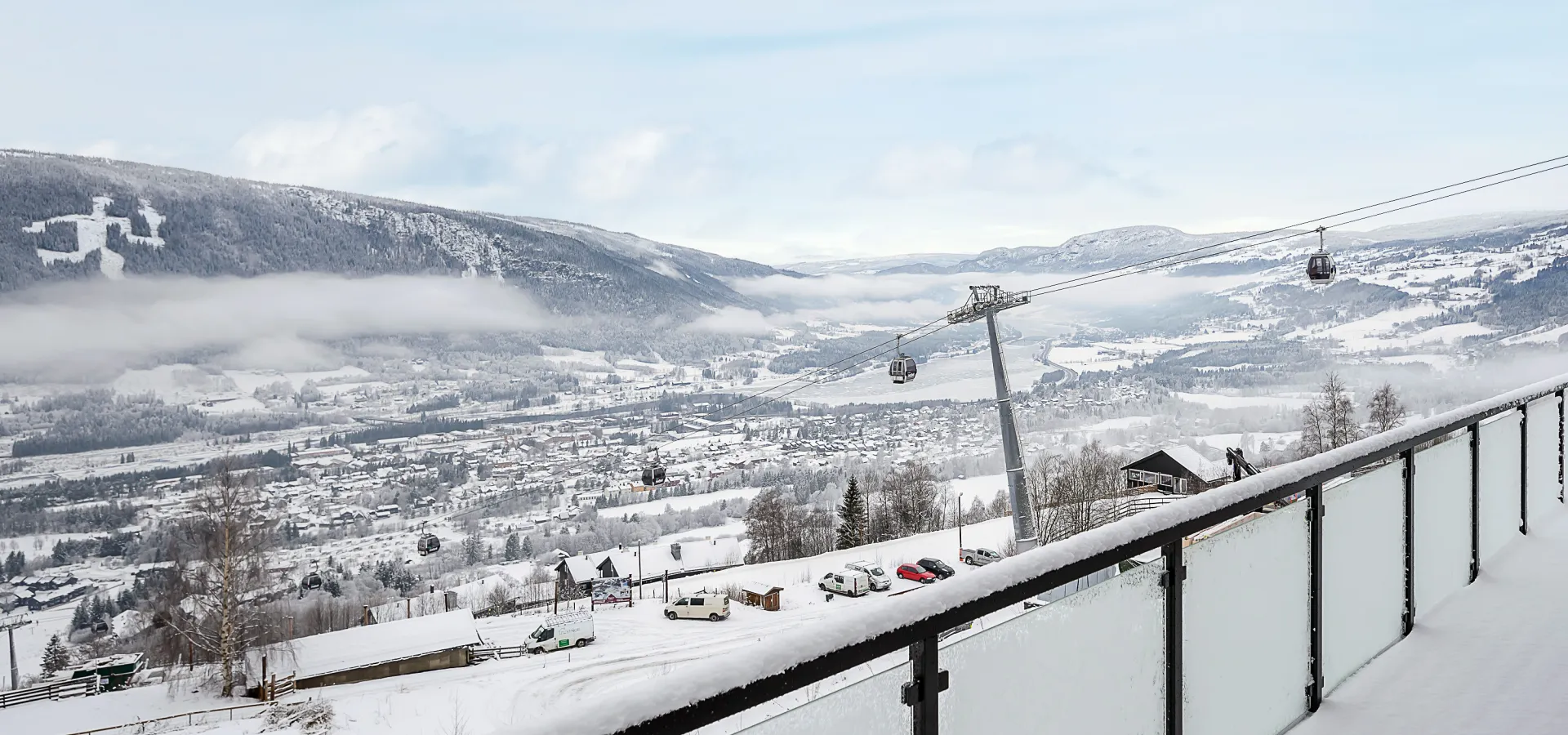 Utsikt Hafjell Gard hytter