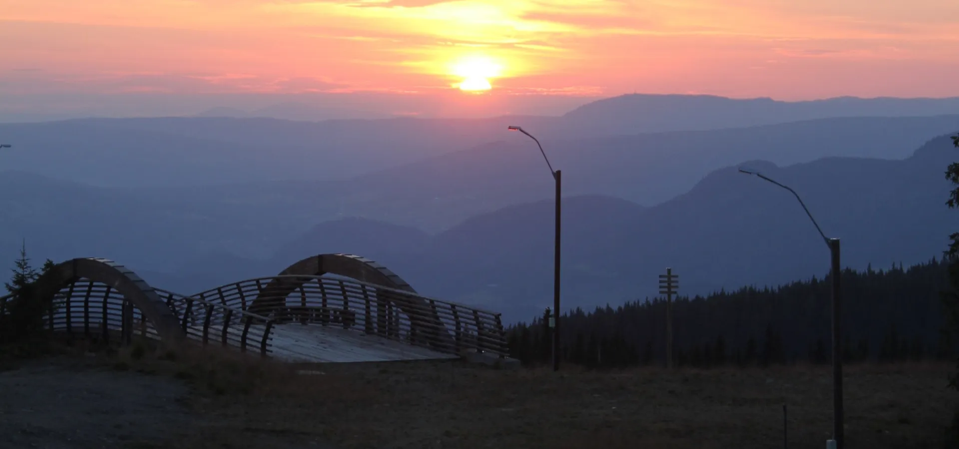 Solnedgang Gudbrandsdalen