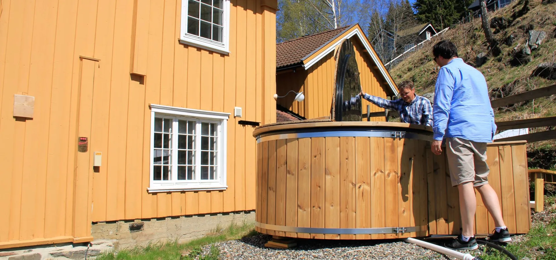 Badestamp Hafjell Gard hovedhus