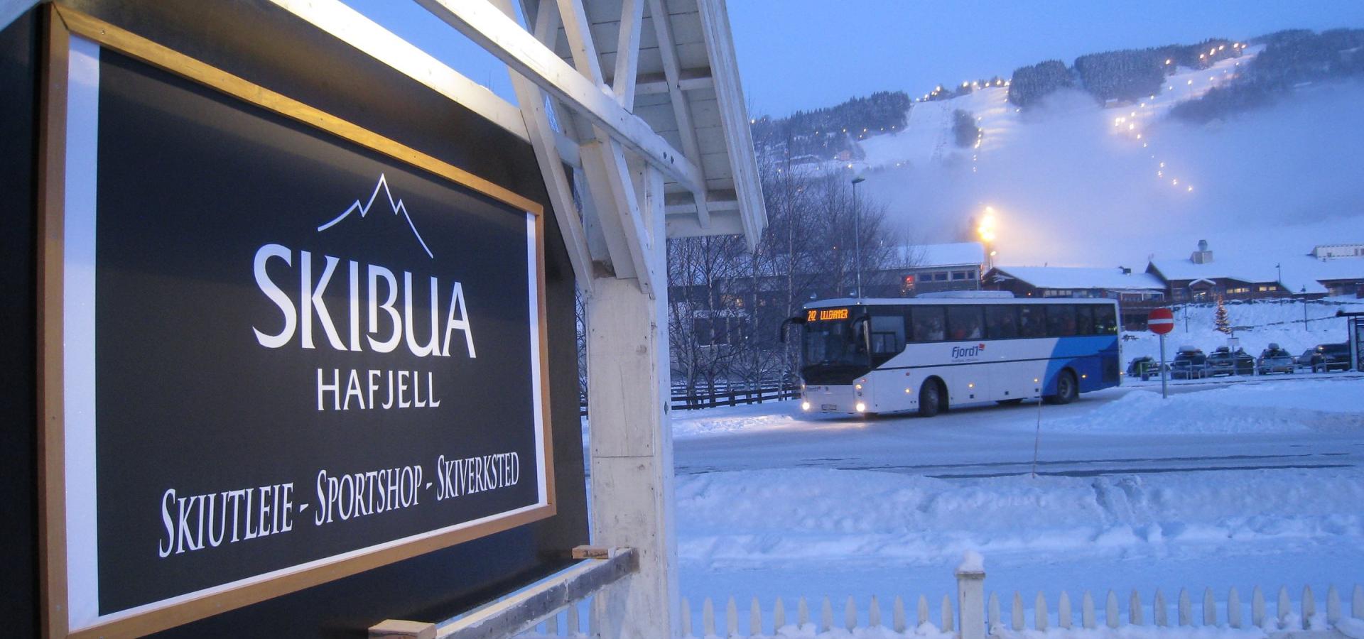Buss fra Hafjell til Lillehammer
