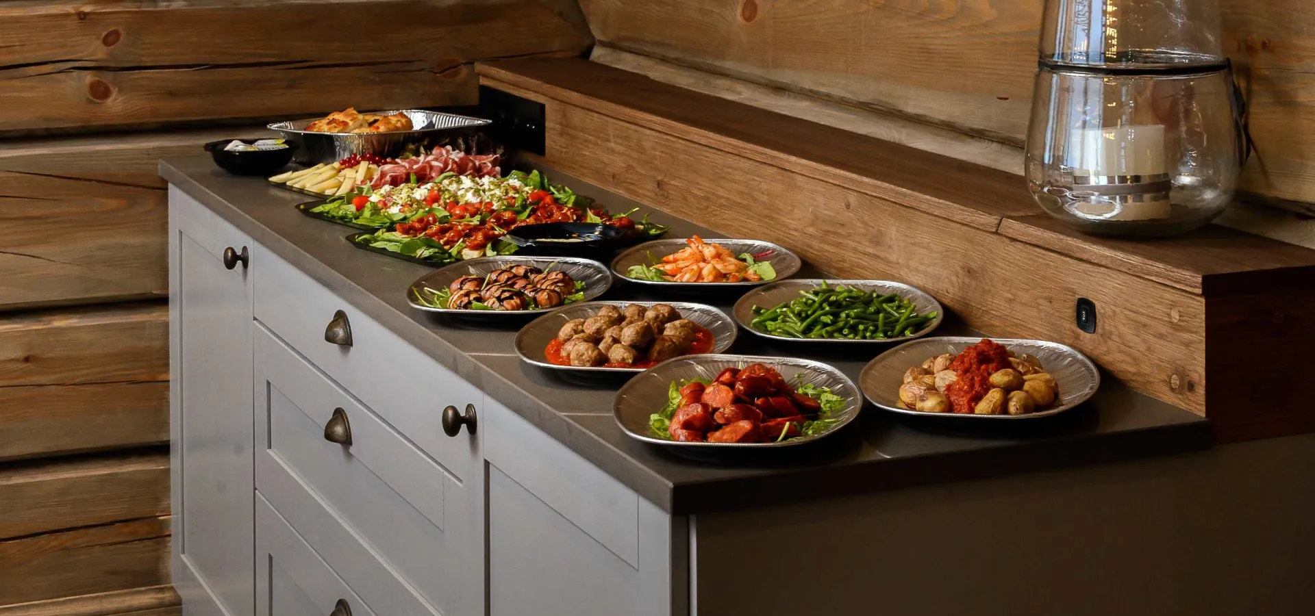 catering til luksushytten
