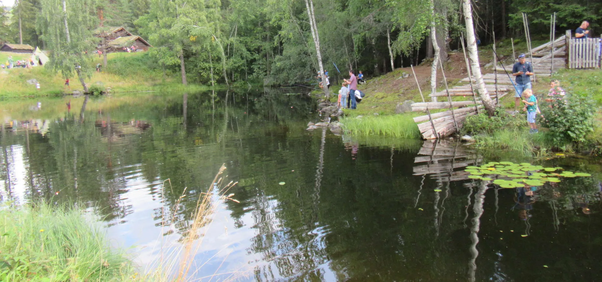 Fiske på Maihaugen