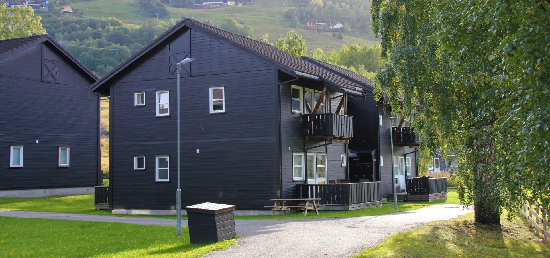 Alpinlandsby sommer