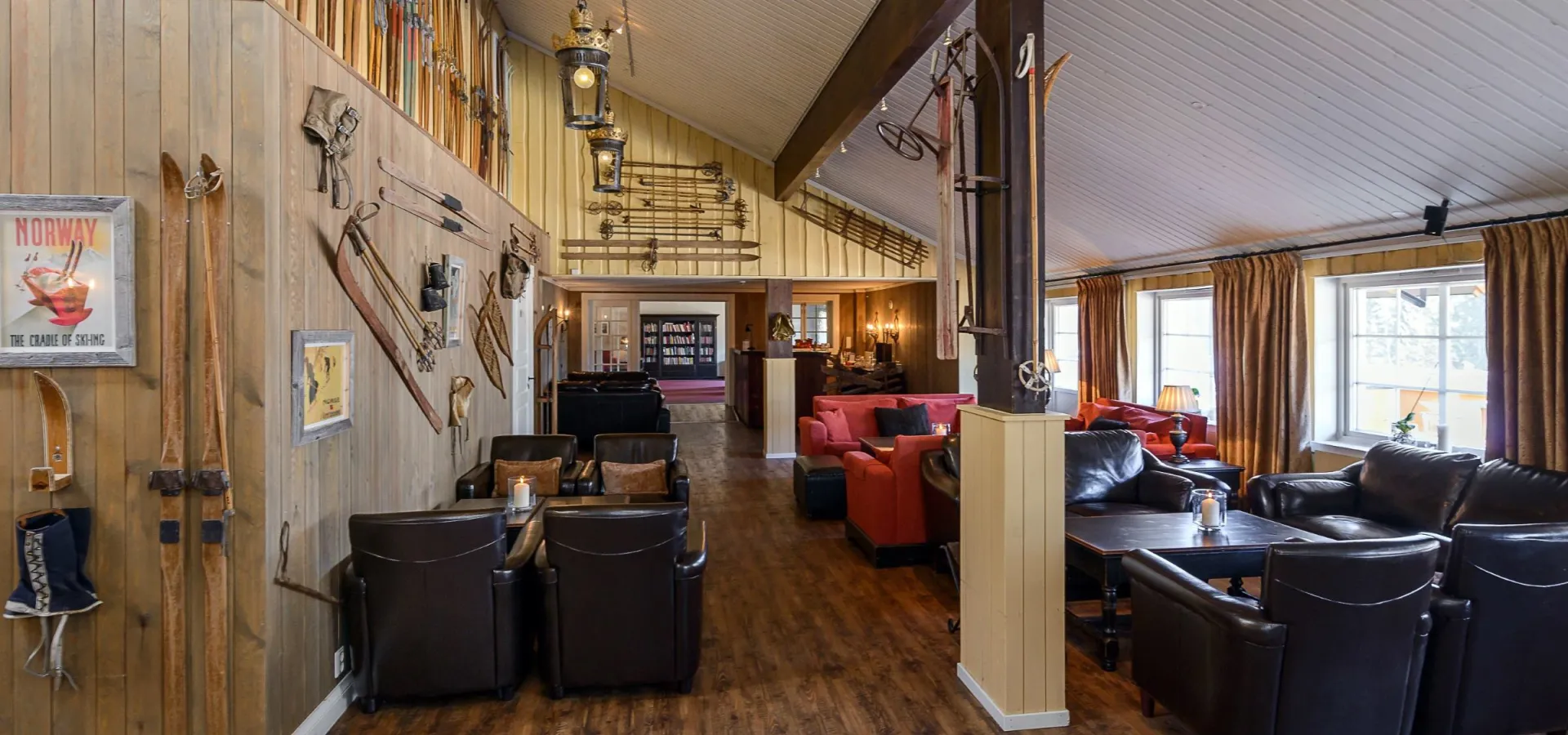 Peisestuen på Hafjell Hotell