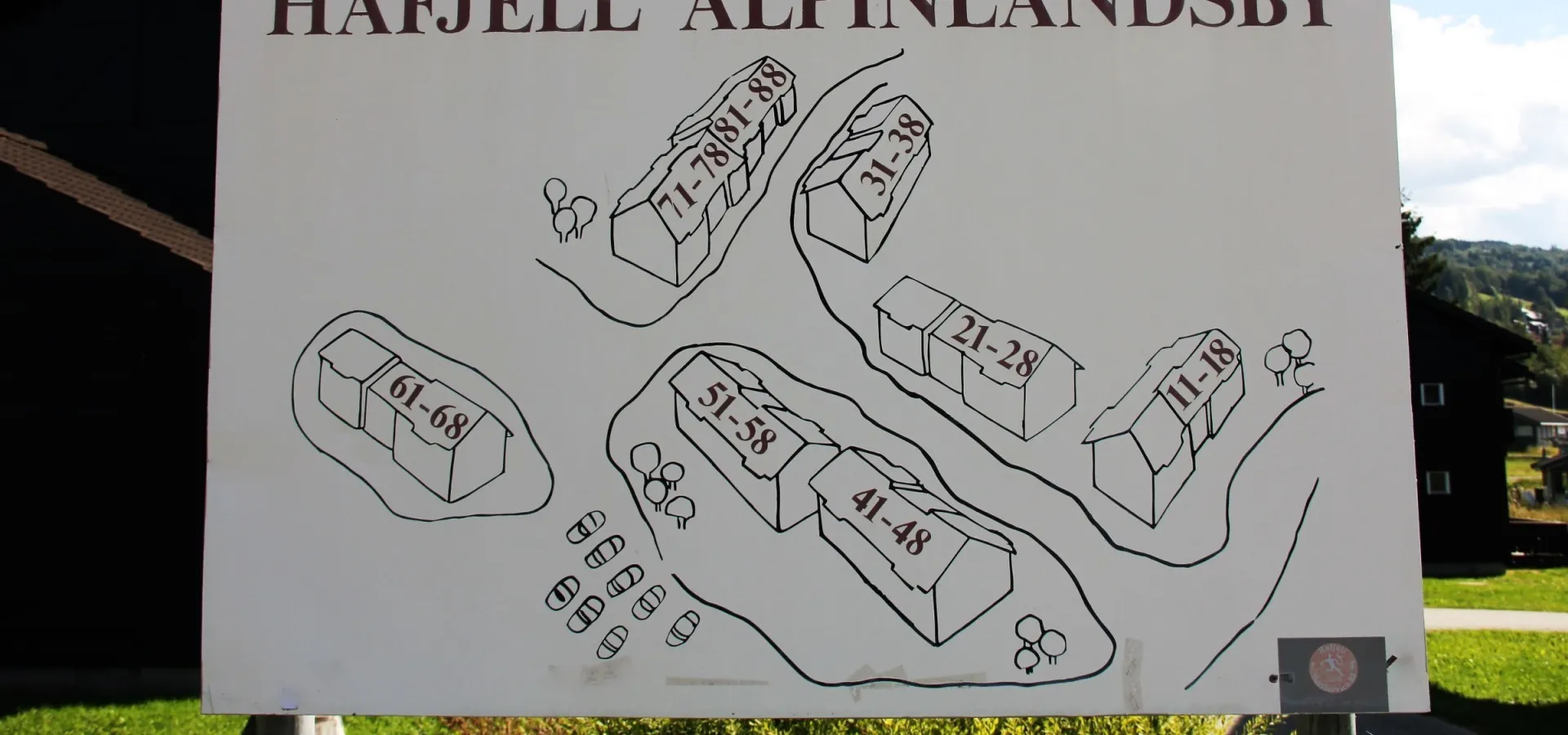 Kart Hafjell Alpinlandsby