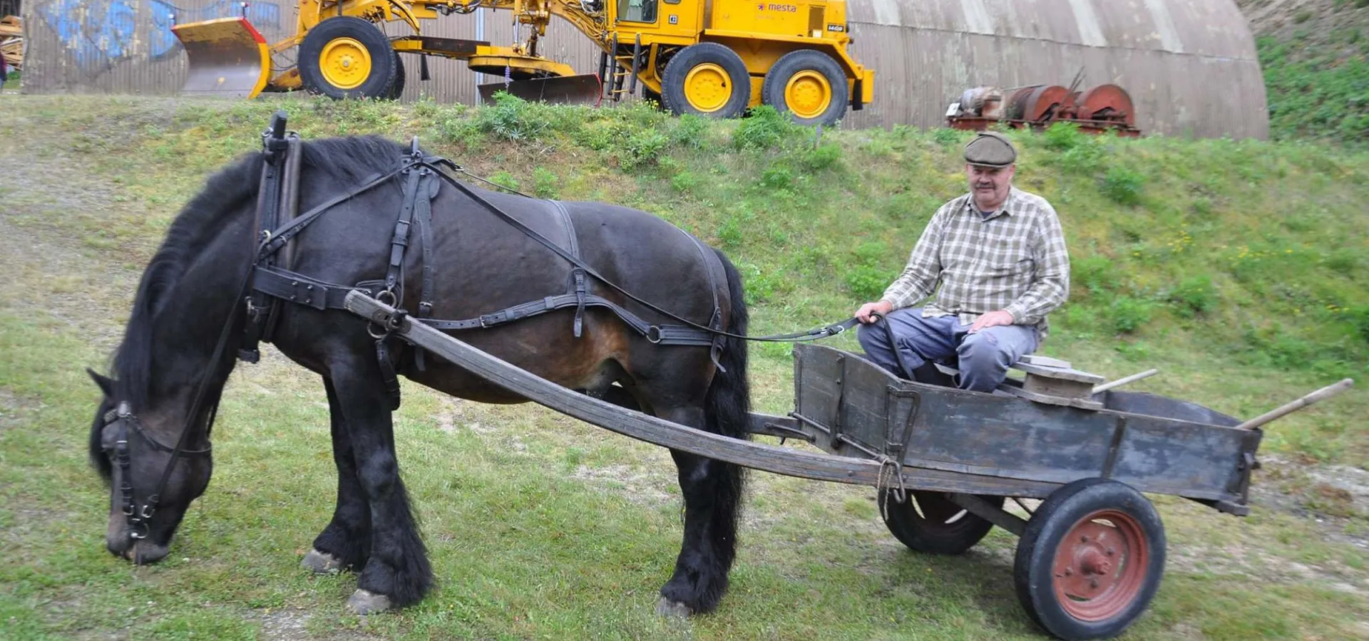 Sommerdag i Norsk vegmuseum