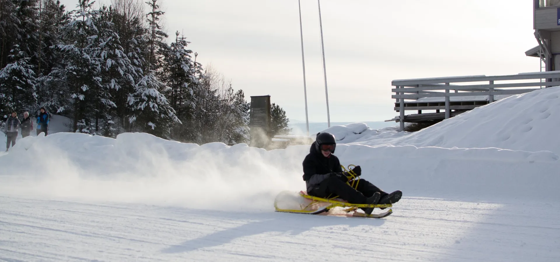 Toboganning in Lillehammer