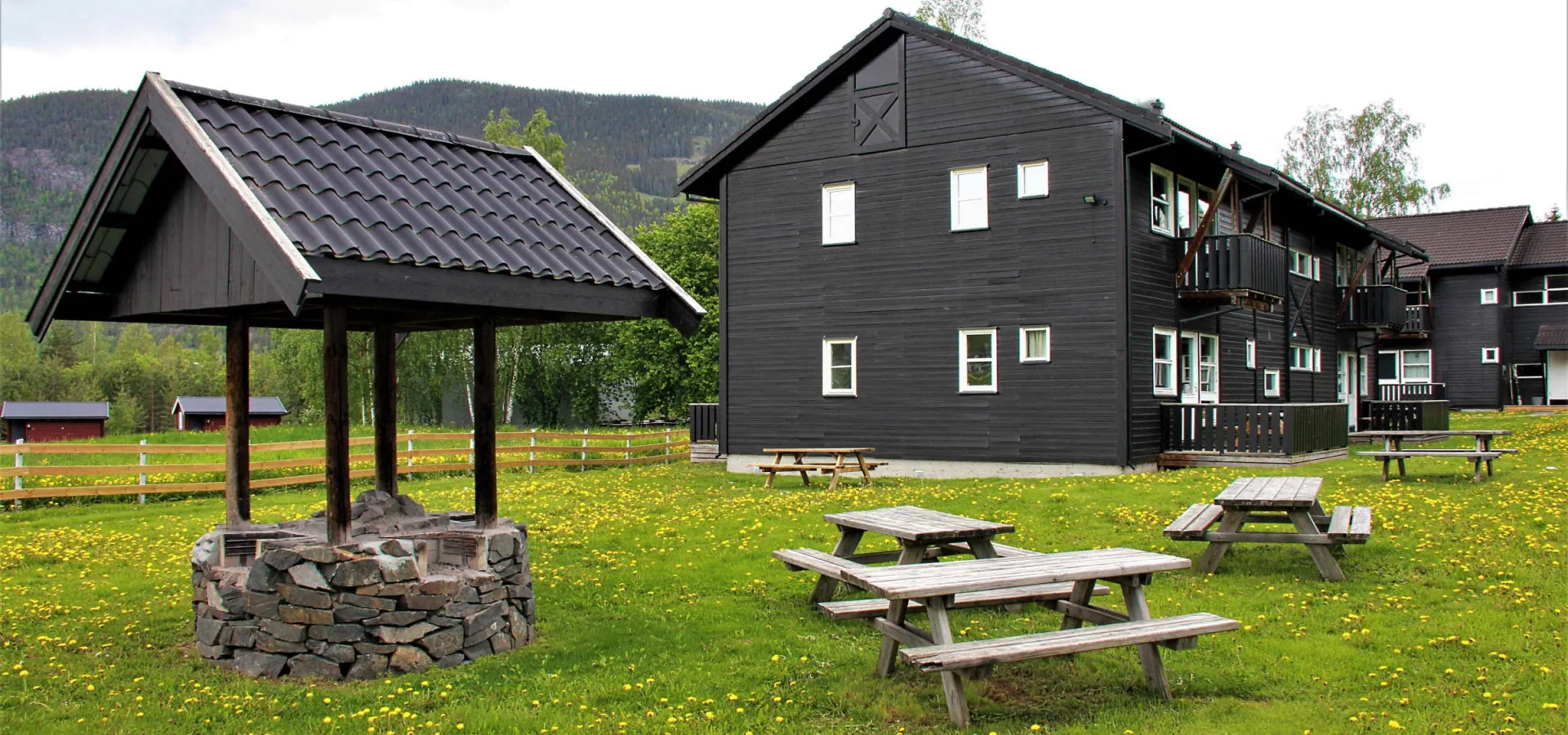 Uteplass Hafjell Alpinlandsby