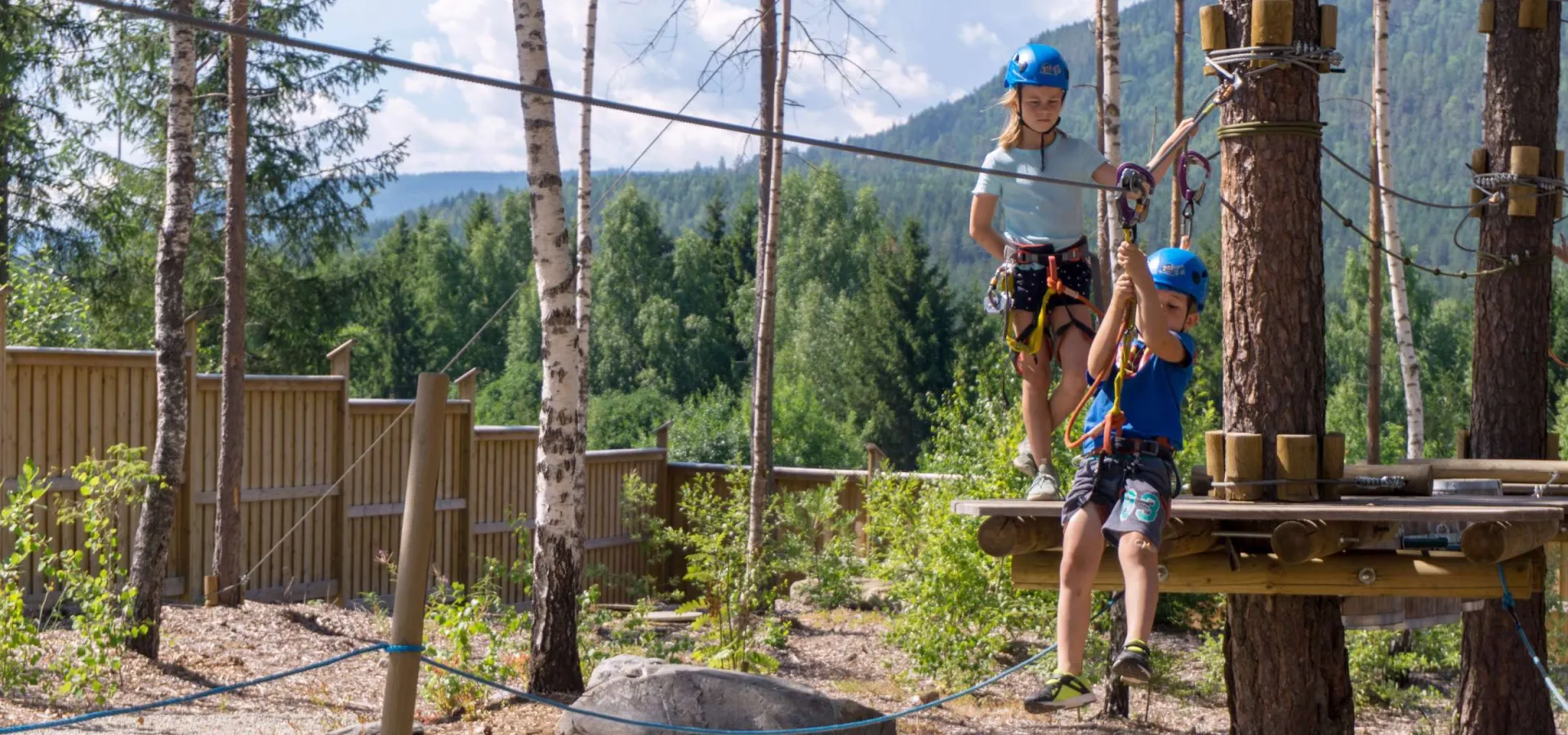 Zipline i Lilleputthammer