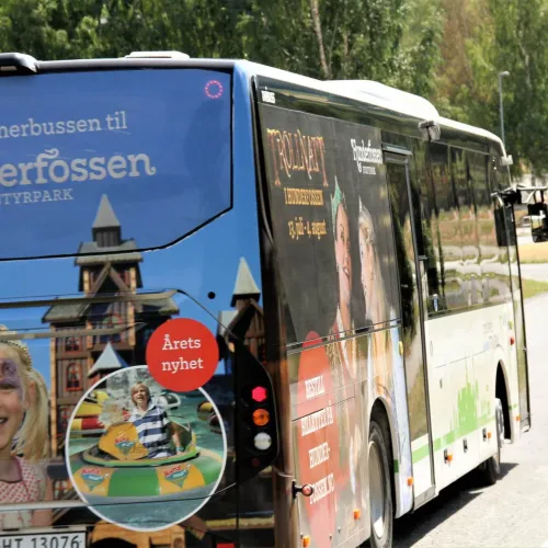Sommerbuss til Hunderfossen