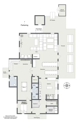 floor plan Låven hafjell