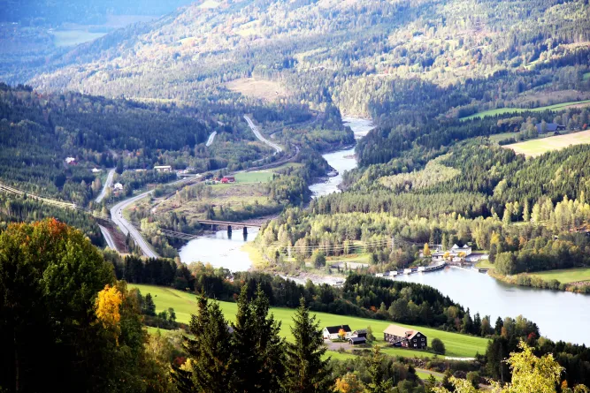 Vissen in Lillehammer, Mjøsa en Gudbrandsdalen