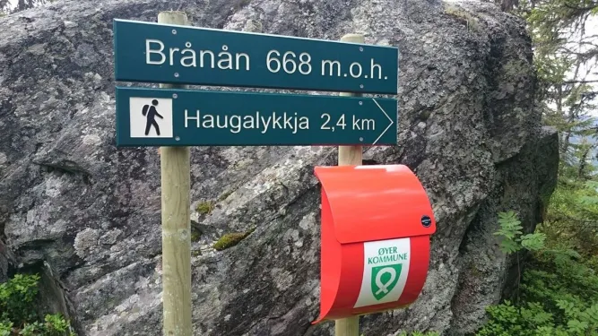Wandelpaden in de gemeente Øyer