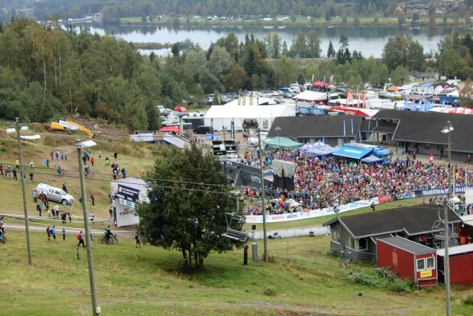 Wereldkampioenschappen mountainbiken in Hafjell