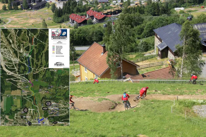 Wereldkampioenschappen mountainbiken in Hafjell