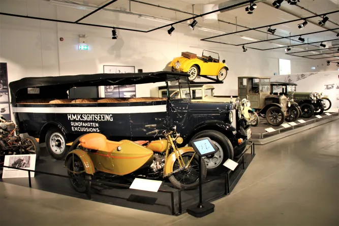 Het Noors Museum voor Voertuiggeschiedenis in Lillehammer