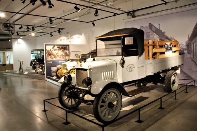 Het Noors Museum voor Voertuiggeschiedenis in Lillehammer