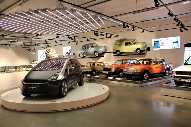 Het Noors Museum voor Voertuiggeschiedenis in Lillehammer