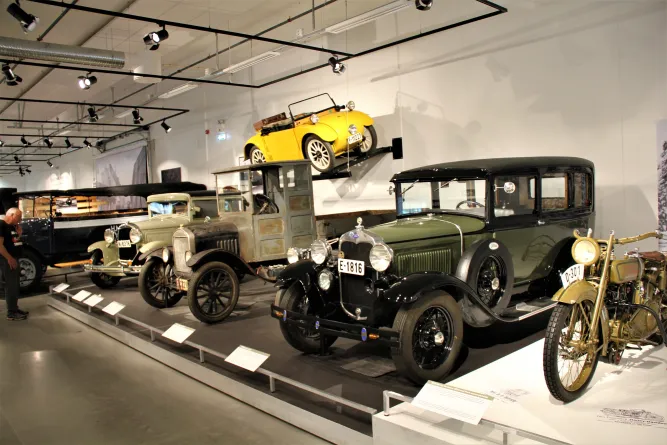 Het Noors Museum voor Voertuiggeschiedenis in Lillehammer