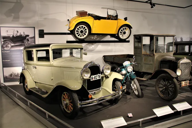 Het Noors Museum voor Voertuiggeschiedenis in Lillehammer