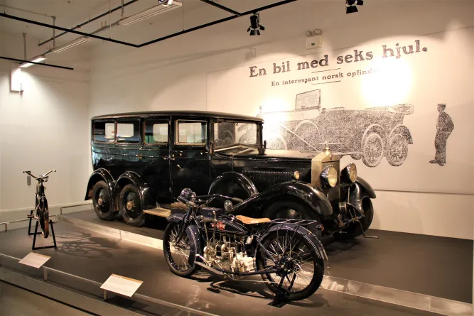 Het Noors Museum voor Voertuiggeschiedenis in Lillehammer