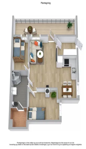 Appartementen Solsiden 6 - 10 bedden