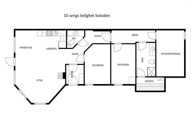 Appartementen Solsiden 6 - 10 bedden