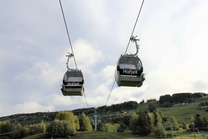 De gondel in Hafjell