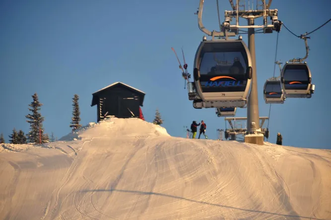 De gondel in Hafjell