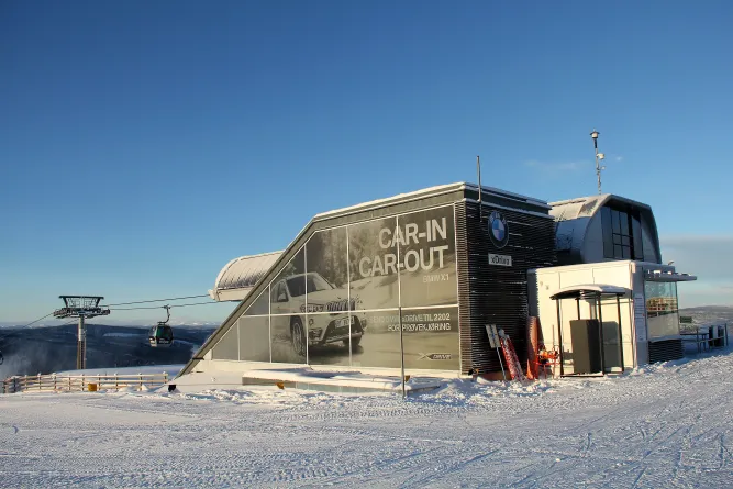 De gondel in Hafjell