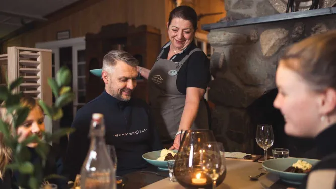 Het restaurant Hafjell Hotel
