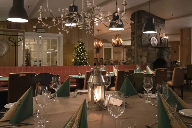 Het restaurant Hafjell Hotel
