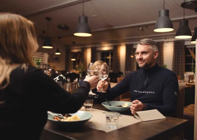 Het restaurant Hafjell Hotel
