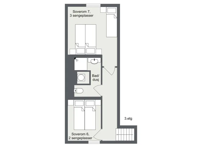 Floor plan Hafjell Gard main house