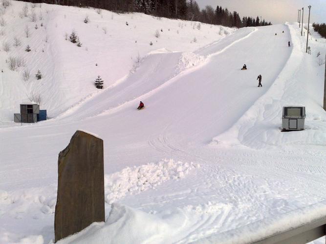 Kjelkekjøring i Lillehammer