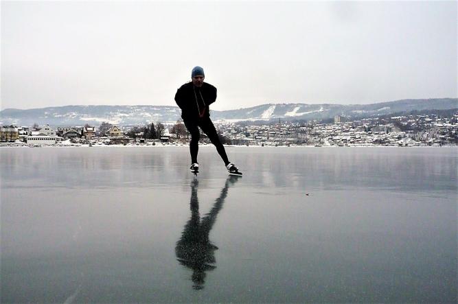 Ice skating track Lillehammer