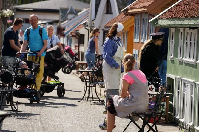 Stadswandeling in Lilleputthammer