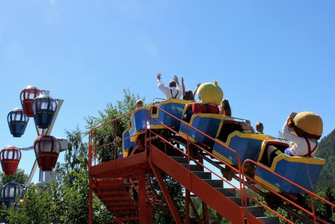 Roller coaster in Lilleputthammer