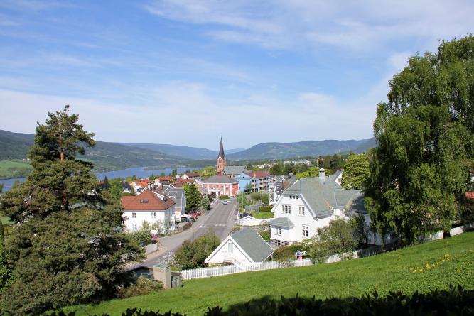  The scenic hill at Lillehammer
