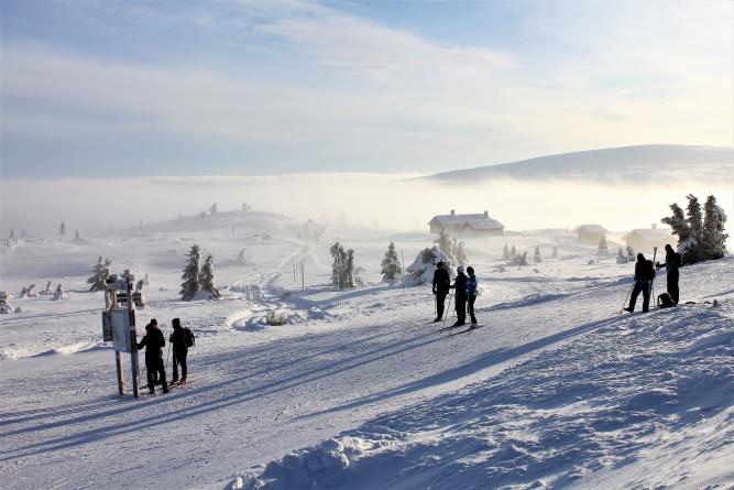Skitur fra Hafjell til Lillehammer