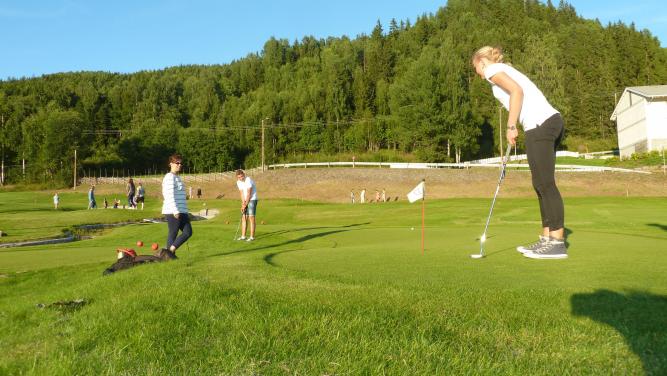 Mini golf in Hafjell