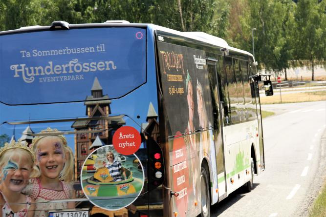 Bus from Lillehammer to Hunderfossen