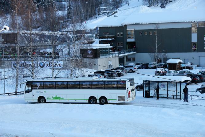 Bus from Lillehammer to Hafjell