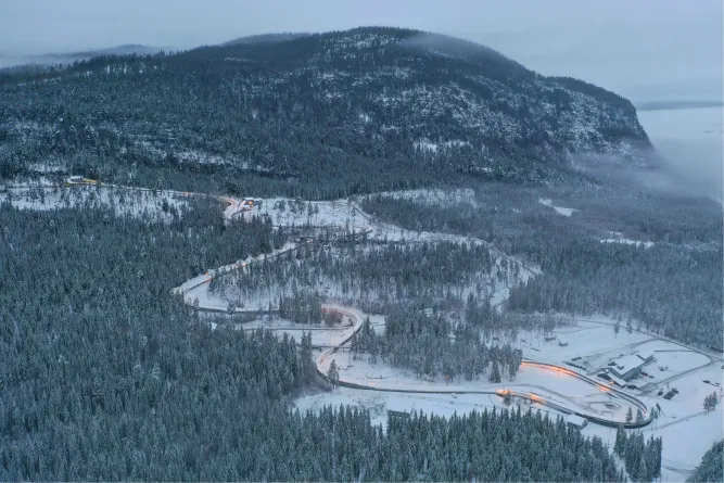 Lillehammer olympische bobslee- en rodelbaan 