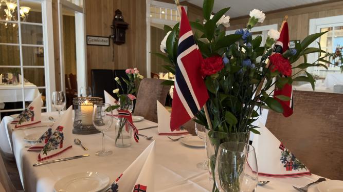 17.mai buffet på Hafjell Hotell